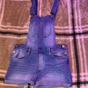 Overalls shorts.